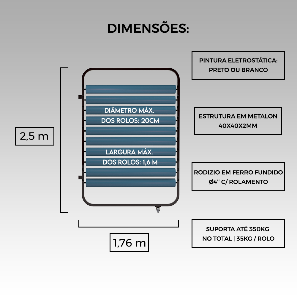 Expositor Tecidos (8) - Metalúrgica Cegape