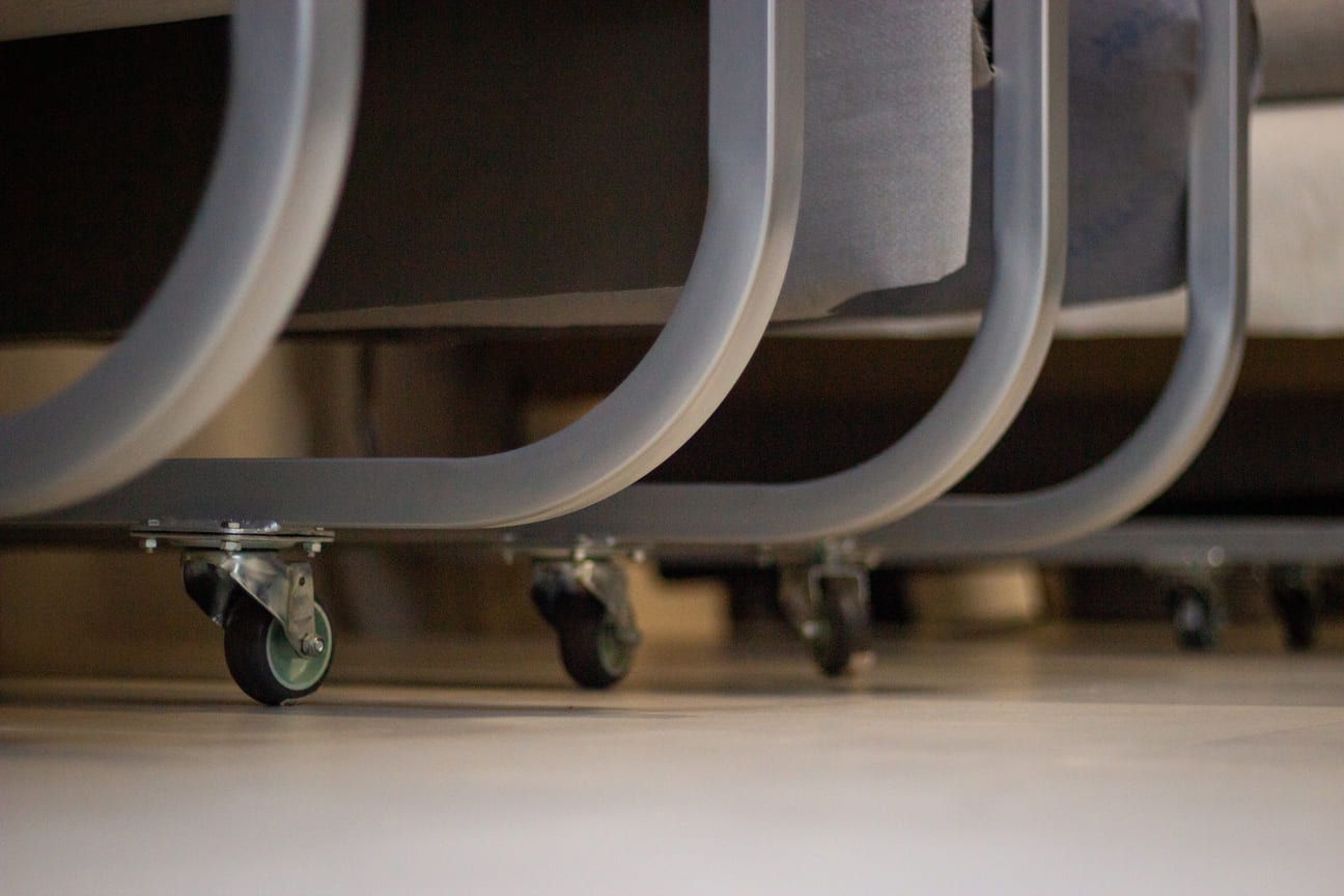 EXPOSITOR PARA ROLOS DE TECIDOS