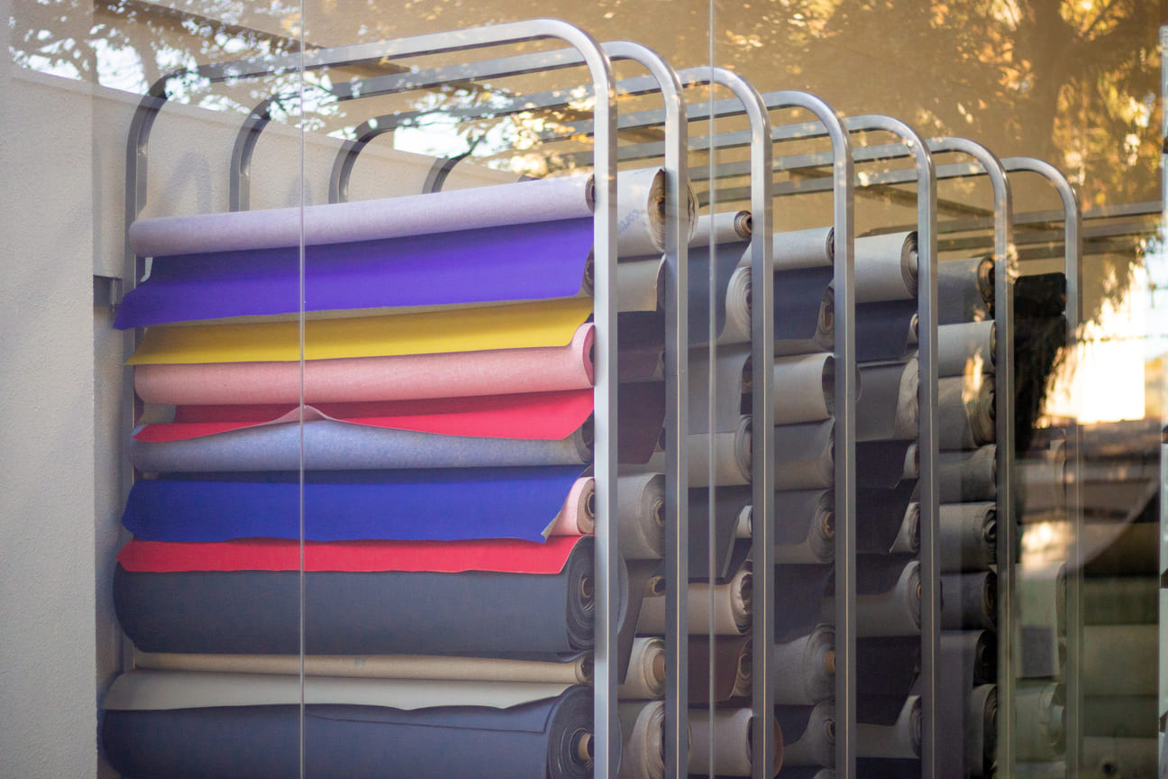 Expositor Rolos Tecidos